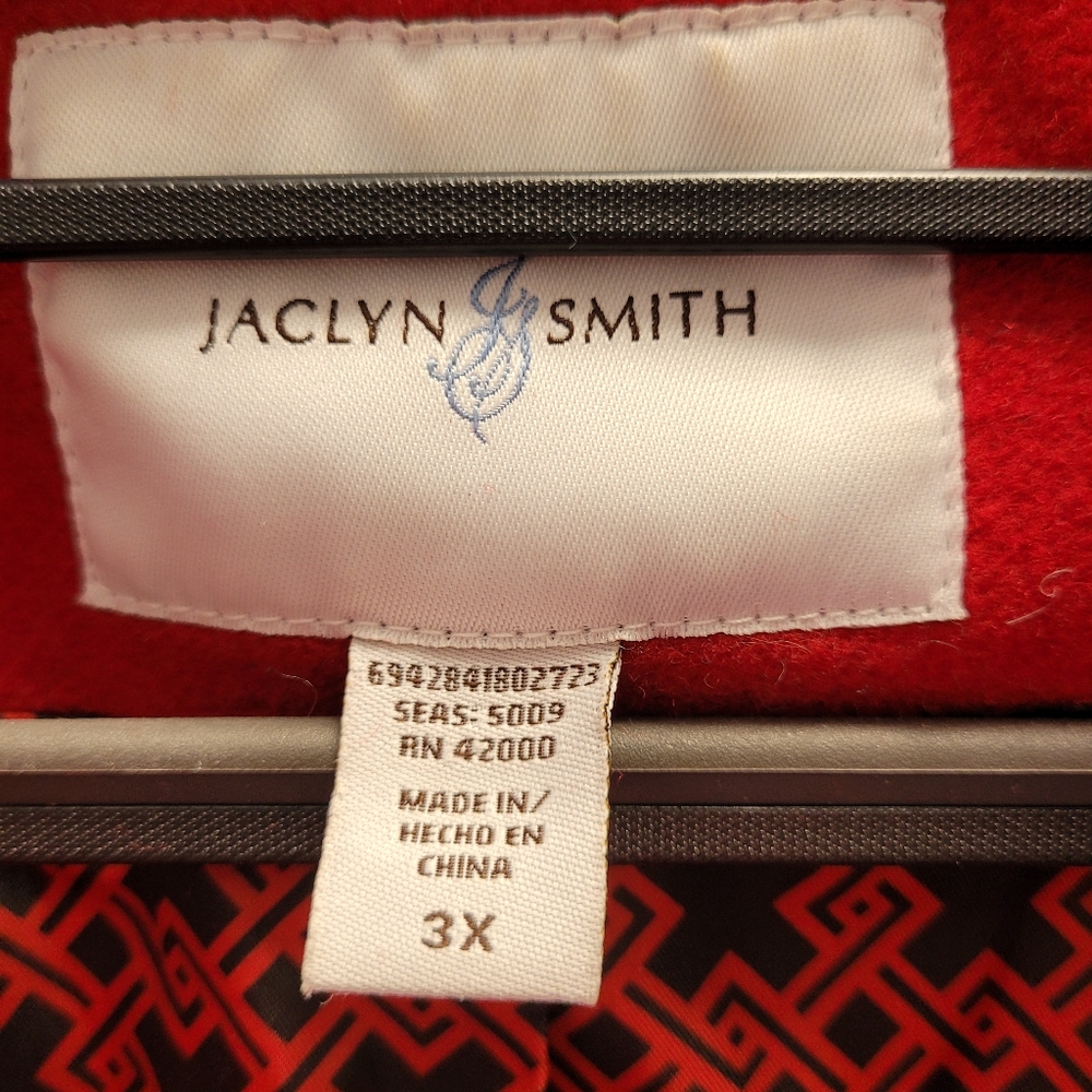 Red Wool Jacket - Picture 2 of 5